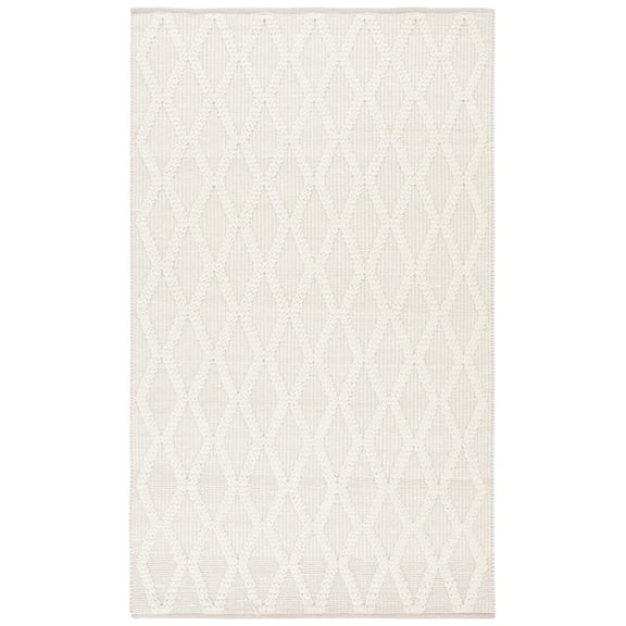 SAFAVIEH Natura Urban Diamond Area Rug, Ivory, 3' x 5'