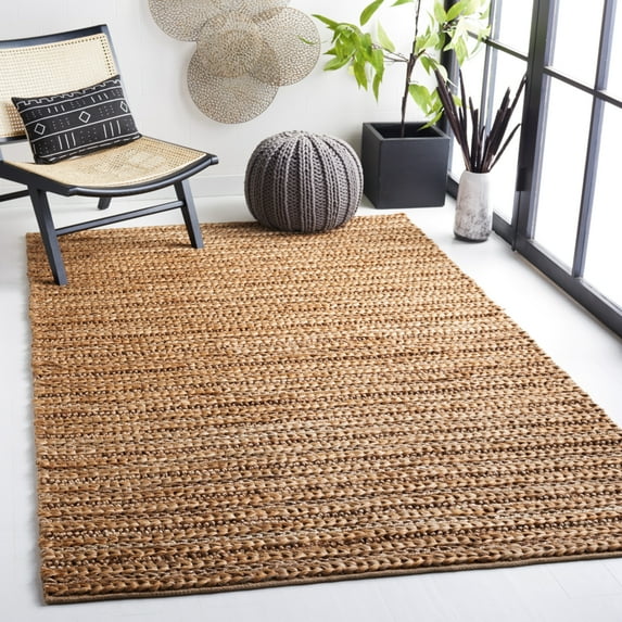 Safavieh Handmade Natural Fiber Briitta Jute Rug 3' x 5' 3' x 5' Indoor,Handmade Living Room,Bedroom Rectangle