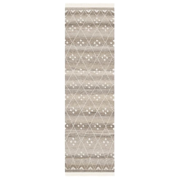 Safavieh Handmade Natural Kilim Domiziana Wool Rug with Fringe