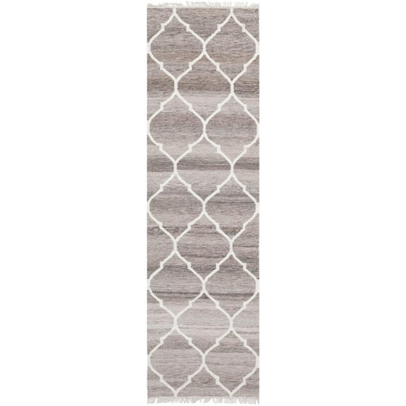 Safavieh  Handmade Natural Kilim Renelde Wool Rug with Fringe 2'3" x  8' 8' Runner Indoor,Runner,Handmade Living Room Rectangle,Runner