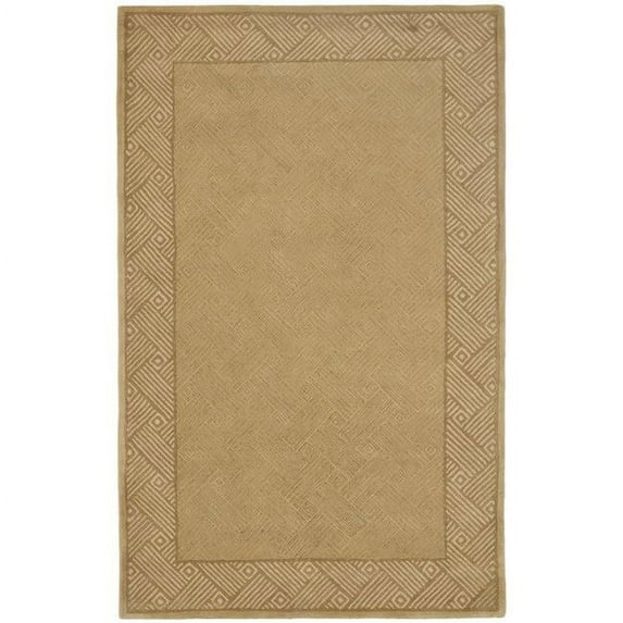 Safavieh Handmade Passage Light Gold Wool Rug (4' x 6')