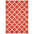 thumbnail image 1 of Safavieh  Handmade Precious Geesche Modern Polyester Rug Rose 4' x 6' 4' x 6' Indoor Living Room, Bedroom, Dining Room Rectangle, 1 of 5