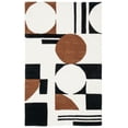 thumbnail image 1 of SAFAVIEH Rodeo Drive Darien Abstract Area Rug, Ivory/Black, 4' x 6', 1 of 8