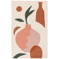 thumbnail image 1 of Safavieh  Handmade Rodeo Drive Songul Mid-Century Modern Wool Rug 6' x 9' - Ivory/Pink, 1 of 5