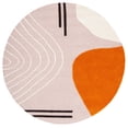 thumbnail image 1 of SAFAVIEH Rodeo Drive Dusan Abstract Area Rug, Ivory/Light Pink, 8' x 8' Round, 1 of 8