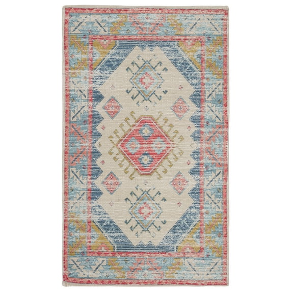 Safavieh Handmade Saffron Margonda Modern Tribal Cotton Rug 3' x 5' 3' x 5' Indoor Rectangle