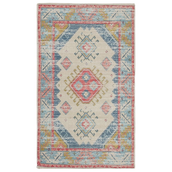 Safavieh Handmade Saffron Margonda Modern Tribal Cotton Rug 3' x 5' 3' x 5' Indoor Rectangle