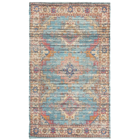 Safavieh  Handmade Saffron Muhiba Modern Tribal Cotton Rug 3' x 5' 3' x 5' Indoor, Handmade Rectangle