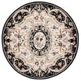 thumbnail image 1 of SAFAVIEH Savonnerie Cady Oriental Area Rug, Ivory/Black, 6' x 6' Round, 1 of 11