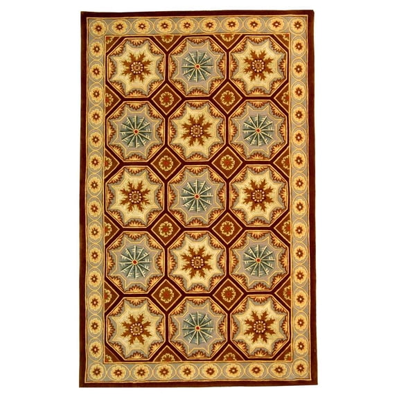 Safavieh Handmade Snowfalls Ivory New Zealand Wool Rug 4' x 6' 4' x 6' Accent, Indoor Rectangle