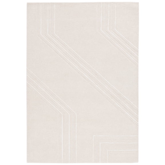 SAFAVIEH Soho Bevis Geometric Area Rug, Beige/Ivory, 3' x 5'