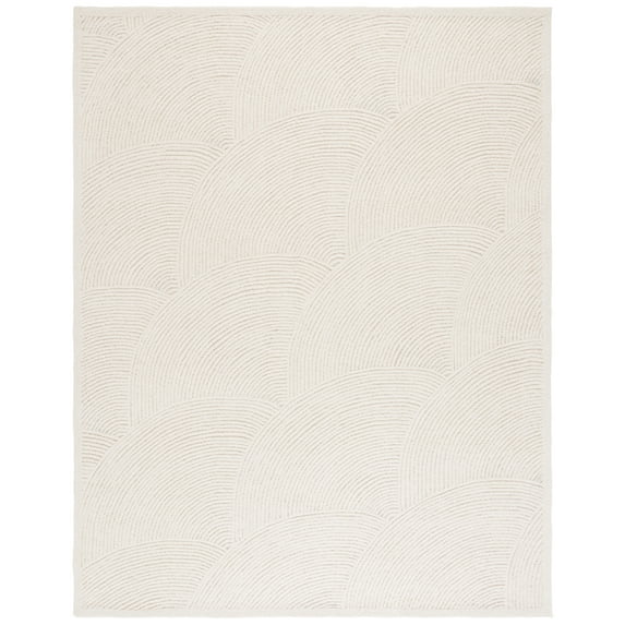 SAFAVIEH Textural Ifrit Geometric Area Rug, Ivory, 8' x 10'