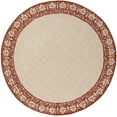 thumbnail image 1 of SAFAVIEH Total Performance Ruadhan Floral Area Rug, Coral, 8' x 8' Round, 1 of 6