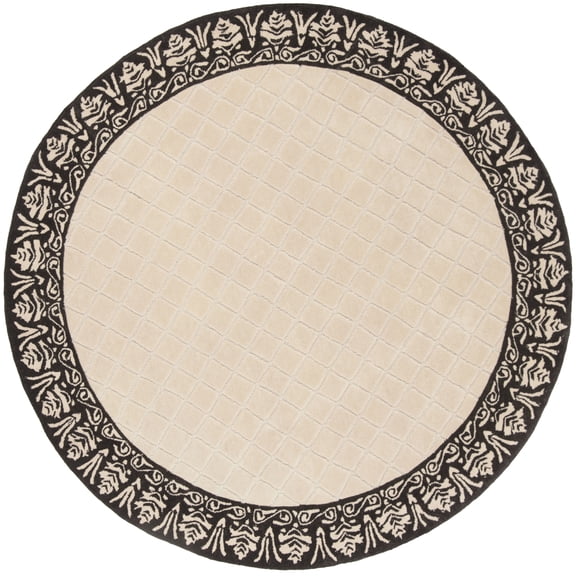 SAFAVIEH Total Performance Ruadhan Floral Area Rug, Grey, 8' x 8' Round