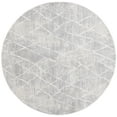 thumbnail image 1 of SAFAVIEH Hanna Riley Diamond Area Rug, Ivory/Light Grey, 6'7" x 6'7" Round, 1 of 8
