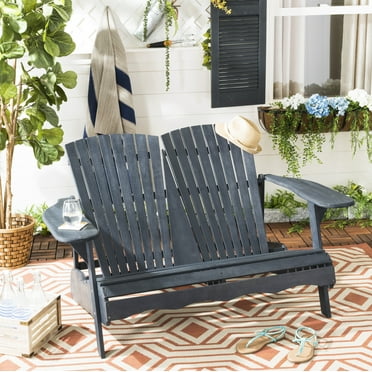 Safavieh Hantom Indoor/Outdoor Double Adirondack Bench