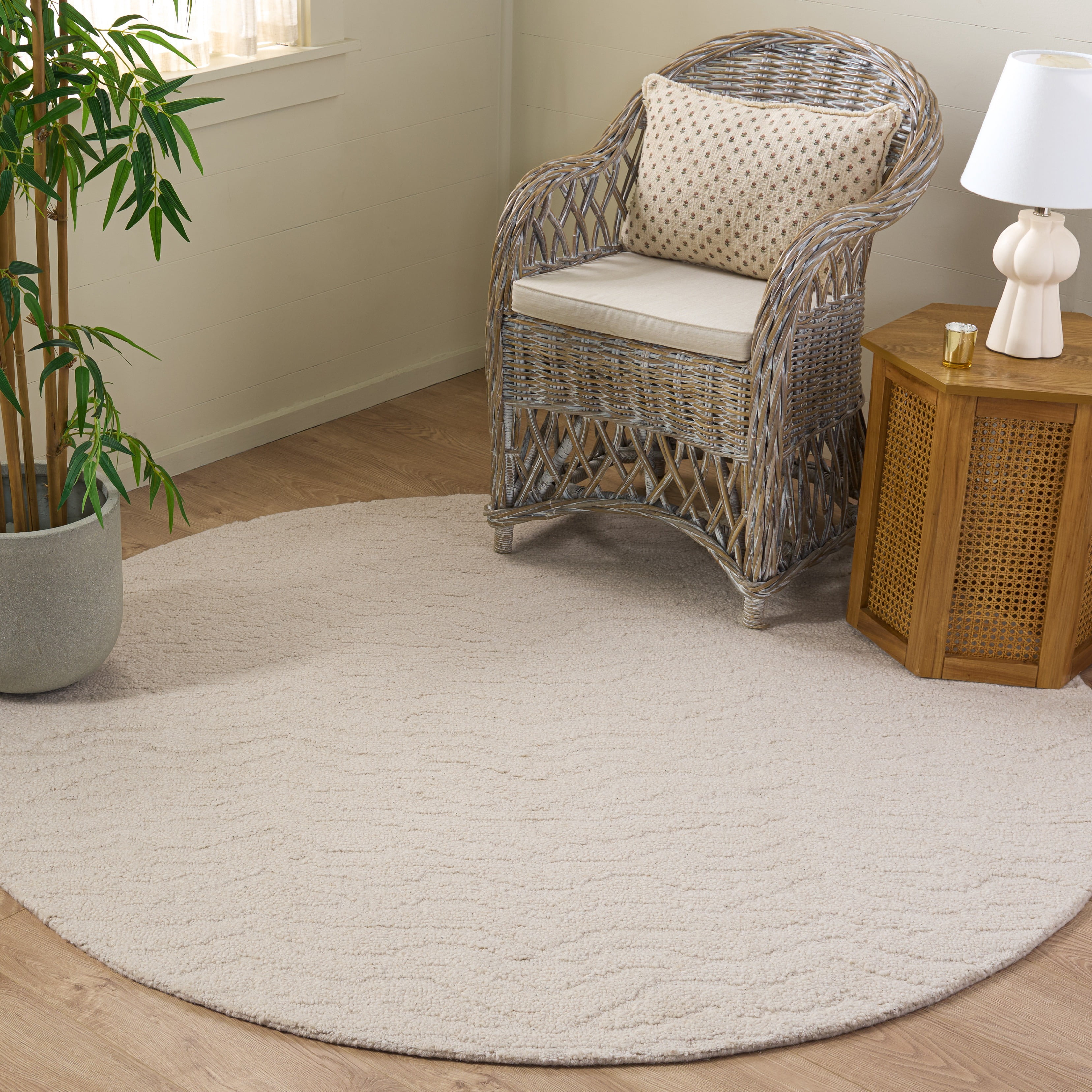 Safavieh Harvest Jemima Abstract Area Rug, Ivory, 6' x 6' Round