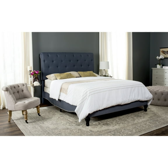 Safavieh Hathaway Bed with Nail Heads