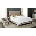 thumbnail image 1 of Safavieh Hathaway Modern Tufted Bed Frame with Nail Heads, 1 of 7