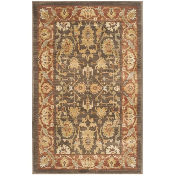 Safavieh Heirloom Brown Traditional Rug - Runner 2'6" x 4'