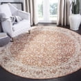 thumbnail image 1 of Safavieh Heirloom Rayen Oriental Polyester Area Rug, Beige/Light Rust, 6'7" x 6'7" Round, 1 of 9