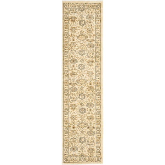 Safavieh Heirloom Shyann Traditional Oriental Rug Cream/Blue 2'3" x 8' Runner 3' x 5', 8' Runner Runner, Indoor Entryway, Living Room, Bedroom