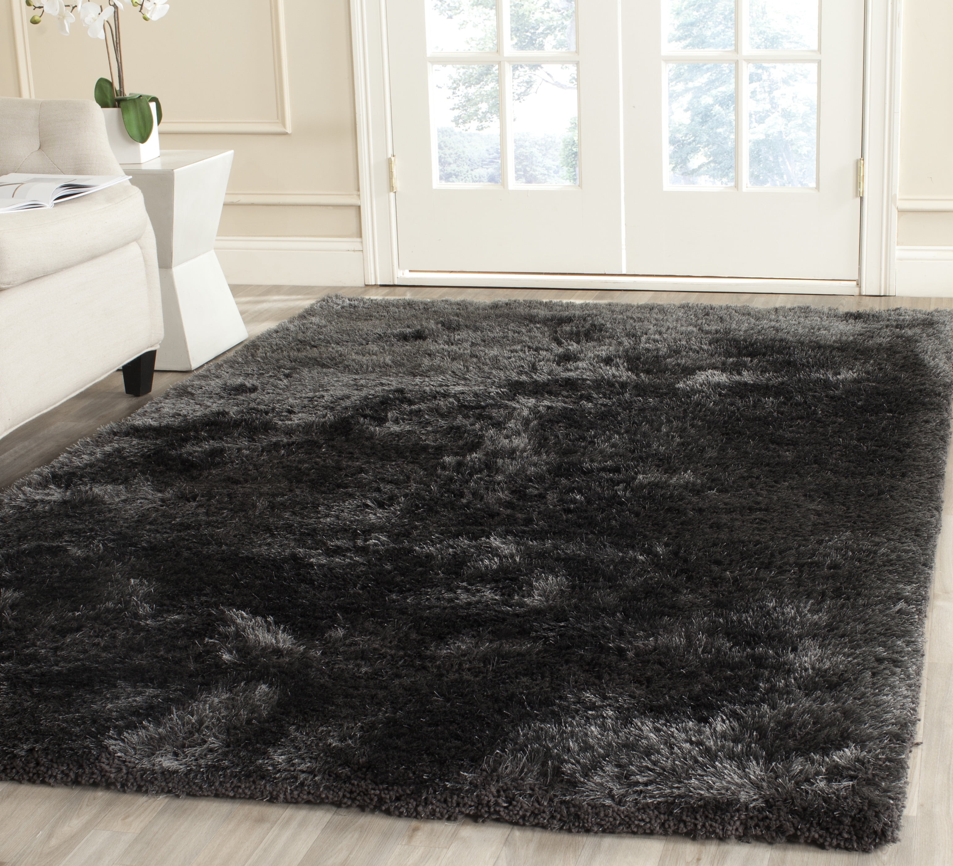 Safavieh Henley Solid South Beach Shag Area Rug or Runner