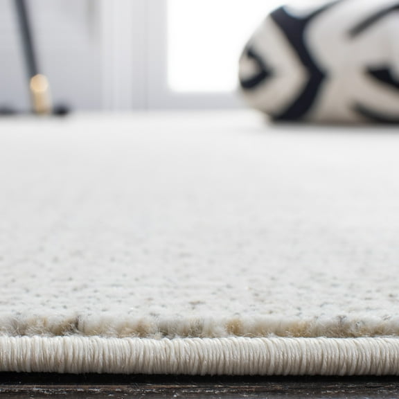 SAFAVIEH Herat Keeley Solid Runner Rug, Ivory/Beige, 2' x 6'