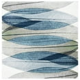 thumbnail image 1 of SAFAVIEH Hollywood Dalia Abstract Area Rug, Ivory/Blue/Green, 5'3" x 5'3" Square, 1 of 7