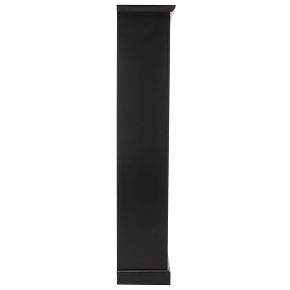 Safavieh Home Collection Surrey Farmhouse Black 6-Shelf 2-Hook Bottom Fully Assembled Storage Hall Tree