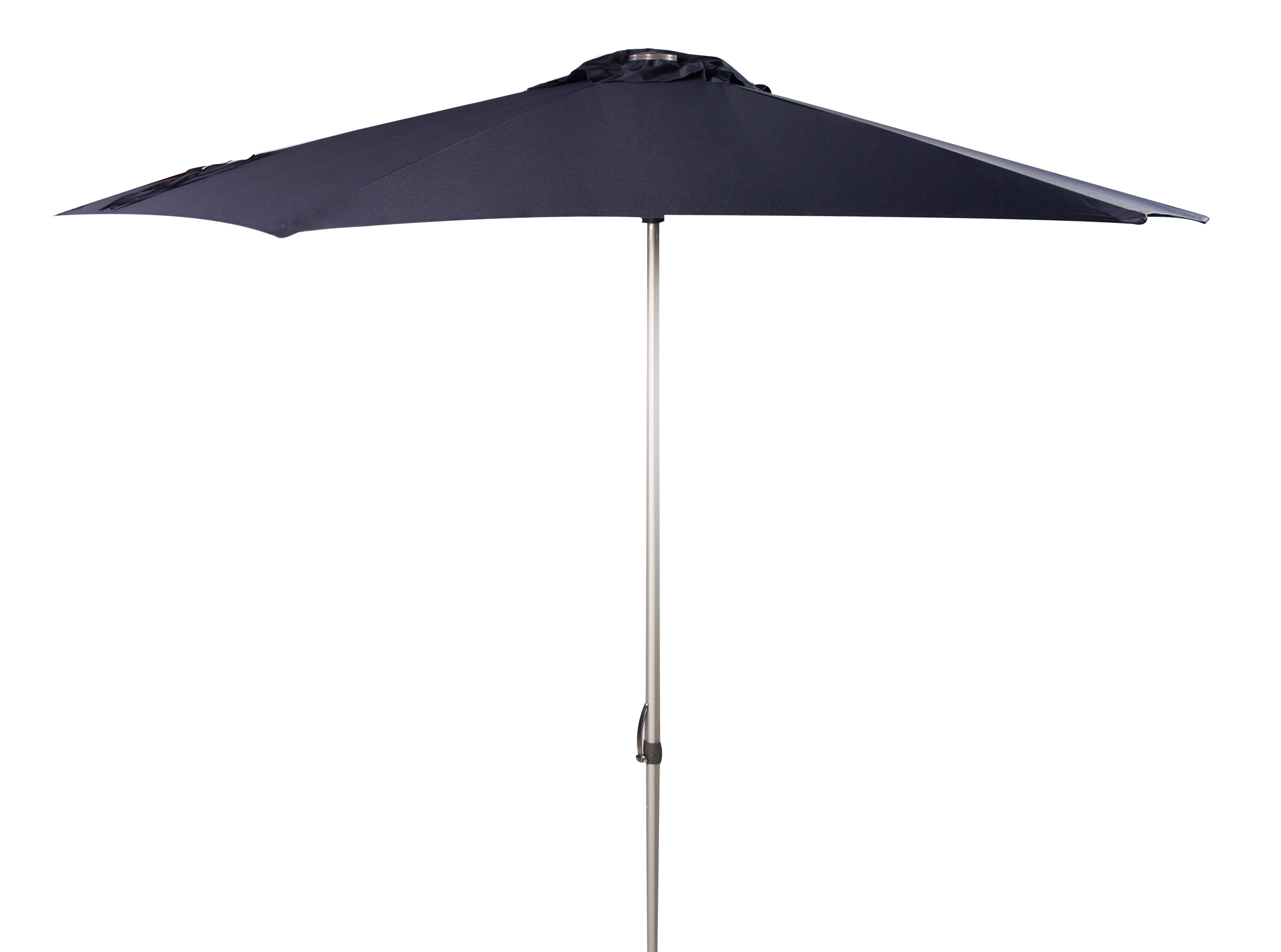 Safavieh Hurst 9' Market Crank UV Resistant Patio Umbrella, Navy