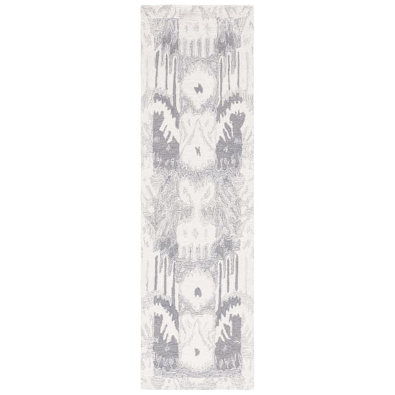 Safavieh IKT651F Ikat Light Grey / Ivory