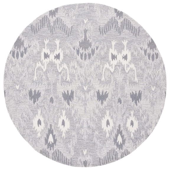Safavieh IKT652F Ikat Grey / Ivory