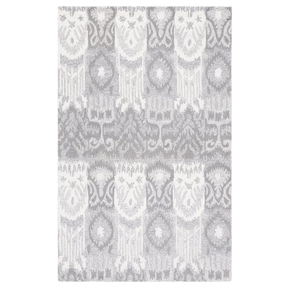 Safavieh IKT653F Ikat Grey / Ivory