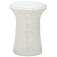 thumbnail image 1 of Safavieh Imperial Ceramic Indoor/Outdoor Garden Patio Stool, White, 1 of 4