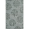 thumbnail image 1 of Contemporary Rug - Impressions Wool Pile -Grey-Color:Grey,Design:Contemporary,Shape:Small Rectangle,Size:5' x 8', 1 of 1