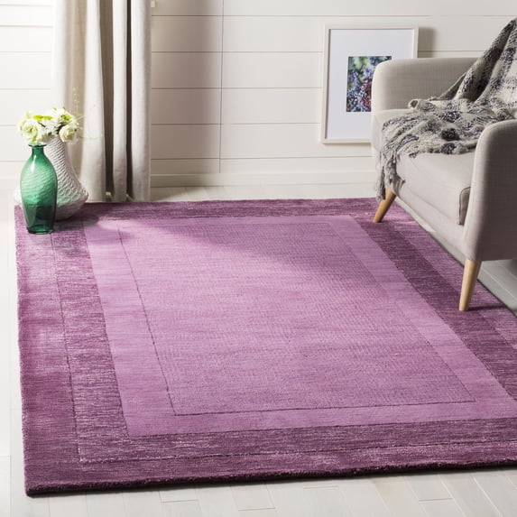 Safavieh Impressions Bristol Geometric Wool Area Rug, Fuchsia/Purple, 5' x 8'
