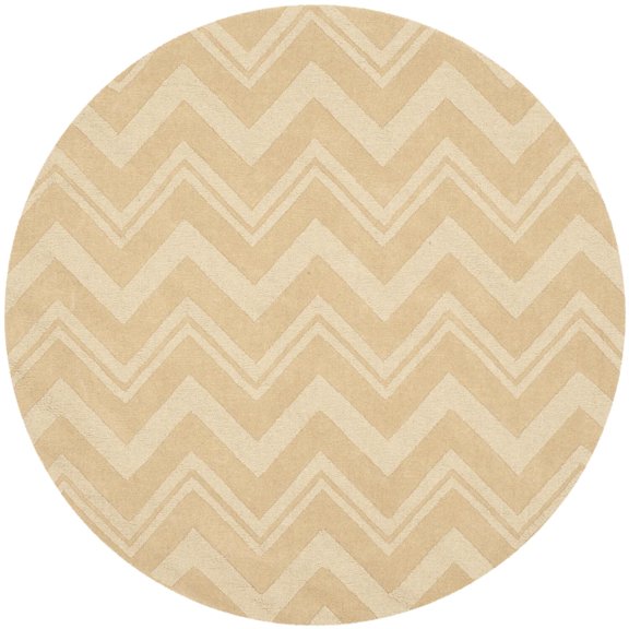 Safavieh Impressions Dark Gold Contemporary Rug - Round 5'
