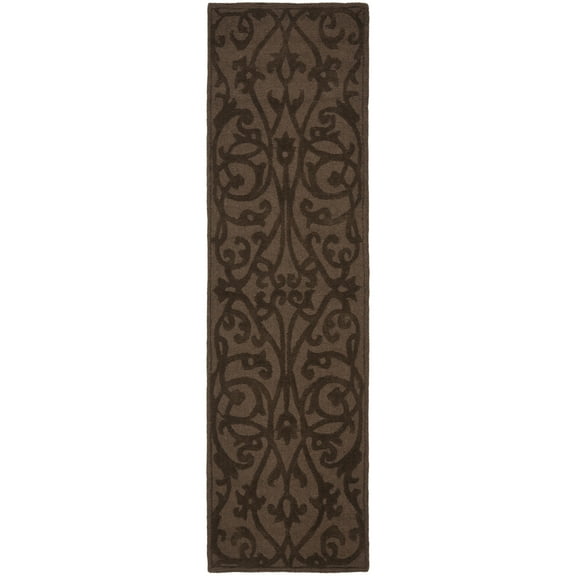 Safavieh Impressions Edden Hand-Loomed Wool Runner Rug, Brown
