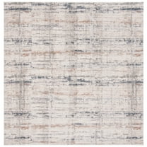 SAFAVIEH Invista Doncho Abstract Area Rug, Cream/Grey, 6'7" x 6'7" Square