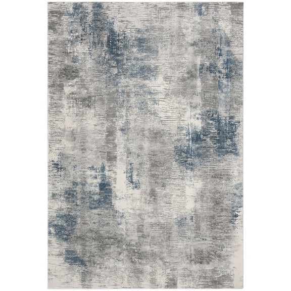 Safavieh  Invista Saige Modern Contemporary Abstract Textured Rug 5'3" x 7'6" 5' x 8' Indoor Living Room, Bedroom, Dining Room Rectangle