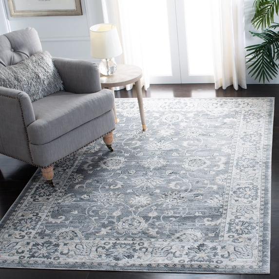 Safavieh Isabella Kiana Oriental Area Rug, Gray/Cream, 5'3" x 5'3" Square