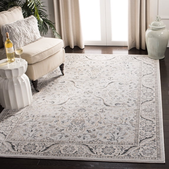 Safavieh Isabella Kuzman Oriental Area Rug, Light Gray/Cream, 6' x 8'