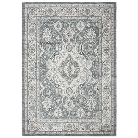 SAFAVIEH Isabella Zander Oriental Area Rug, Grey/Cream, 10' x 14'