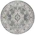 thumbnail image 1 of SAFAVIEH Isabella Zander Oriental Area Rug, Grey/Cream, 8' x 8' Round, 1 of 7