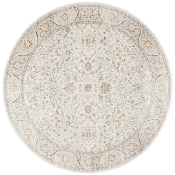 SAFAVIEH Isabella Kuzman Oriental Area Rug, Cream/Beige, 4' x 4' Round