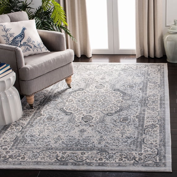 Safavieh Isabella Zander Oriental Area Rug, Dark Gray/Cream, 6' x 8'