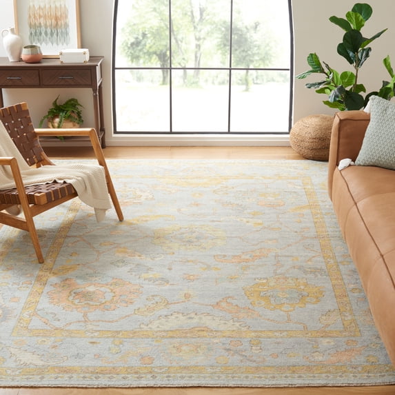 Safavieh Izmir Rowan Oriental Area Rug, Light Blue/Gold, 8' x 10'