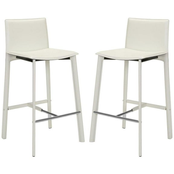 Safavieh JANET 28.5" H BAR STOOL (SET OF 2), FOX2004A-SET2