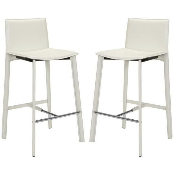 Safavieh JANET 28.5" H BAR STOOL (SET OF 2), FOX2004A-SET2